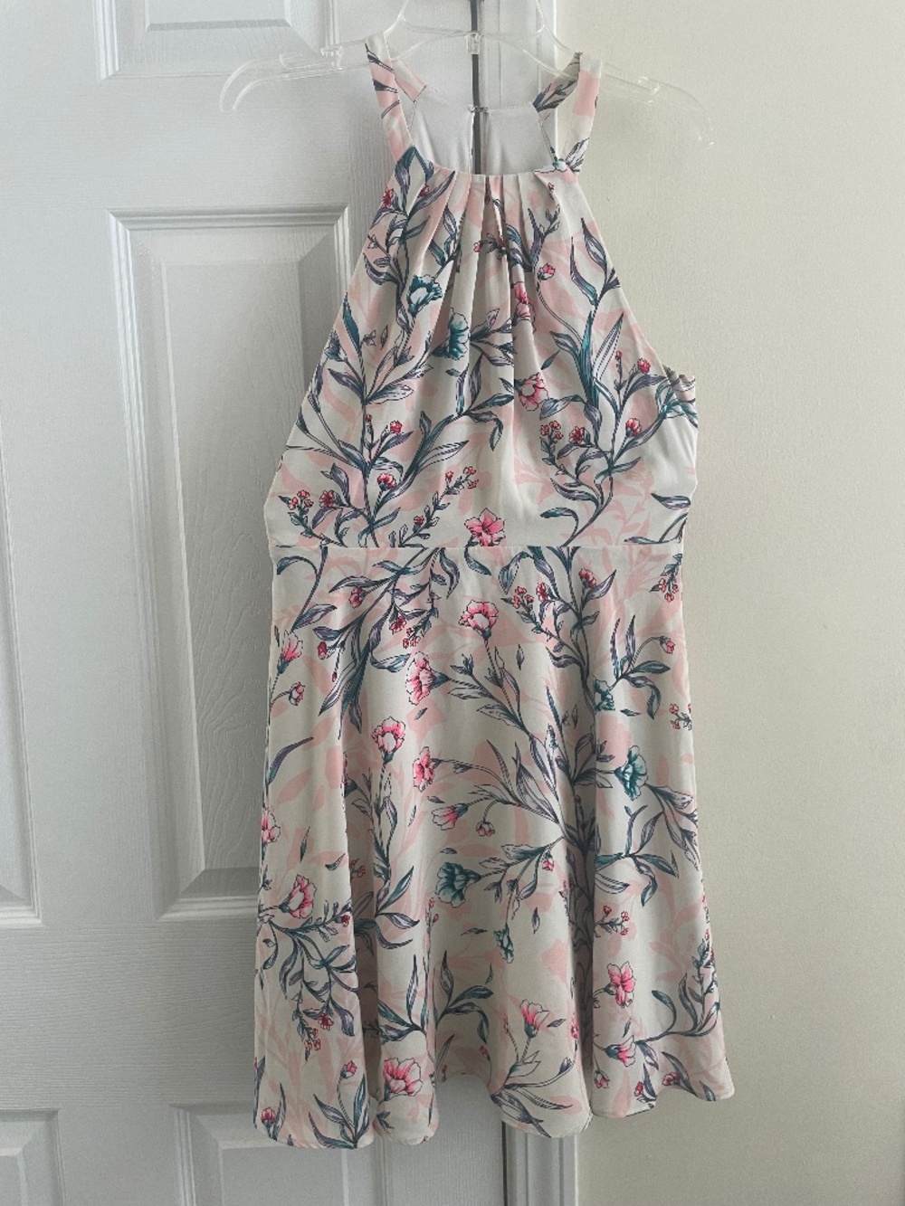 Express Floral Halter Dress
